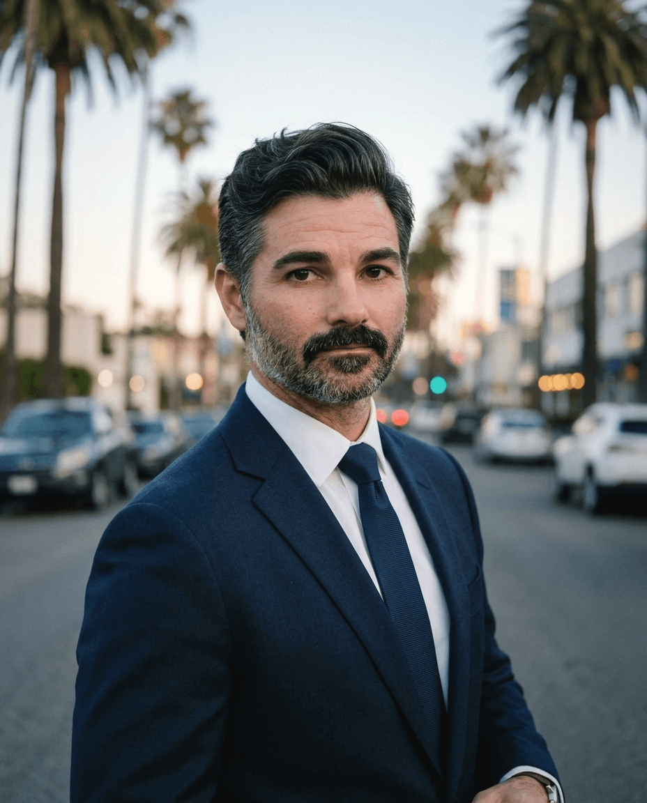 AI-generated professional headshot example 4